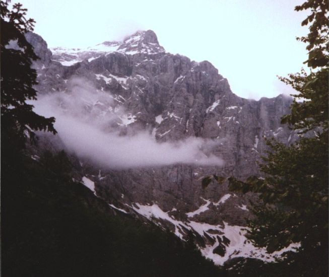 Mt. Triglav in the Julian Alps of Slovenia