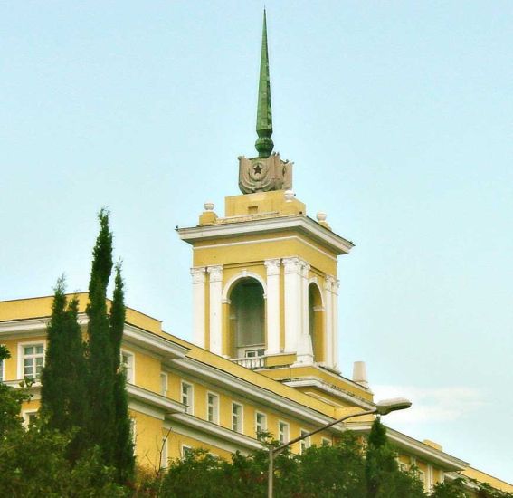 Naval Academy at Varna on the Black Sea Coast of Bulgaria