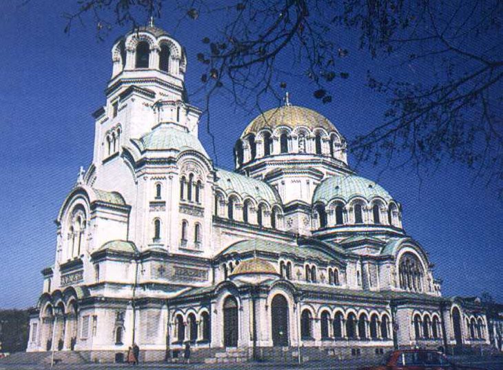 Alexander Nevsky Memorial Church in Sofia ( Sofiya ) in Bulgaria