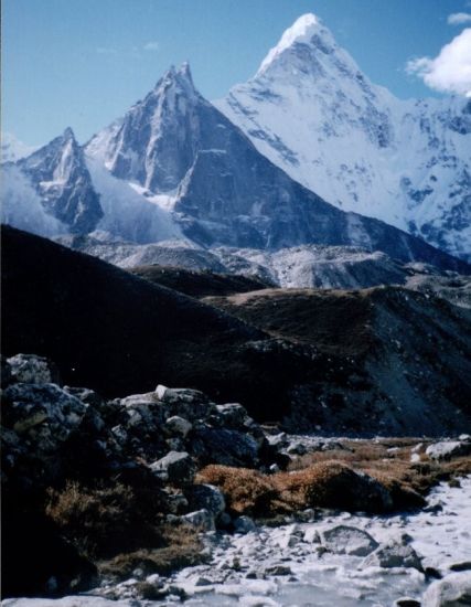 Ama Dablam above the Chhukung Valley