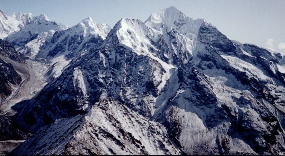 Ganshempo ( Fluted Peak ) from Yala Peak