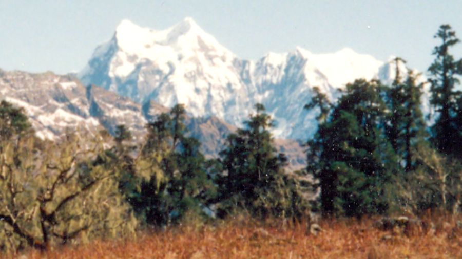 Shringi Himal from Chuling Glacier