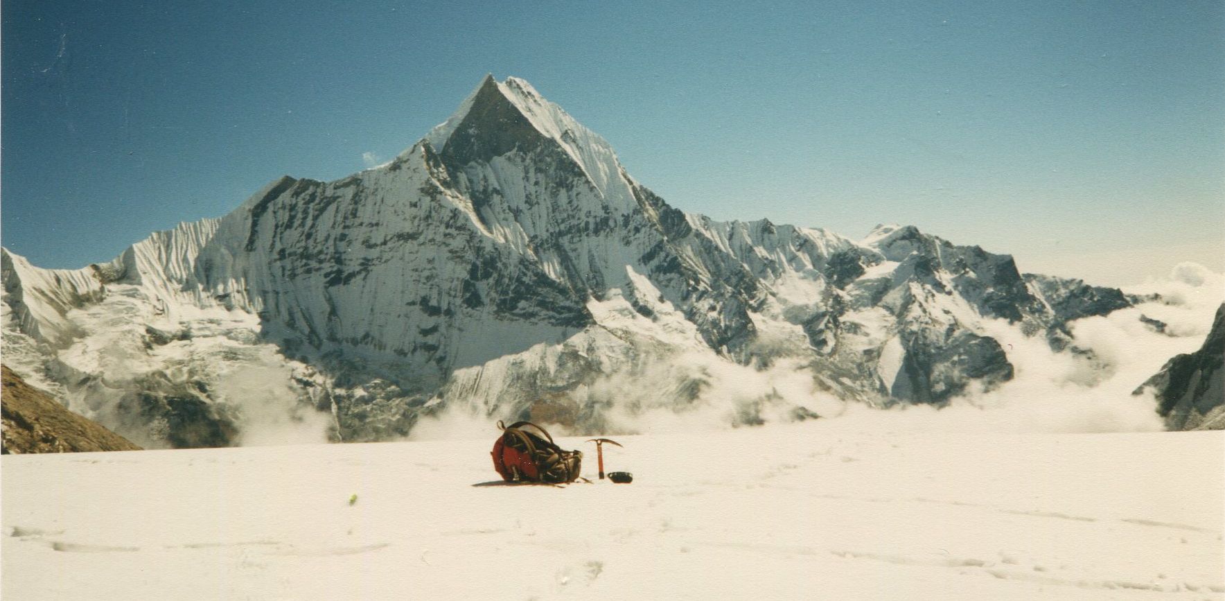 Macchapucchre, the Fishtail Mountain above Annapurna Sanctuary