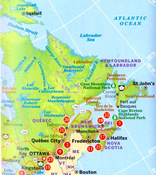 Canada Map Lp 
