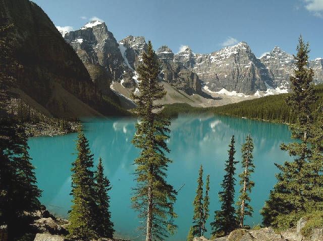 Moraine Lake in Banff National Park, Alberta, Canada