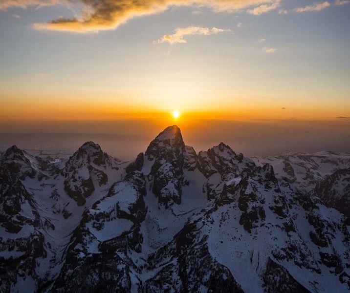 Rocky Mountains - Grand Tetons sunset