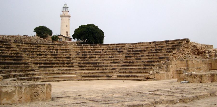 The Odeon at the Nea Pafos archaeological site