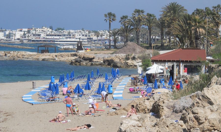 Beach at Paphos