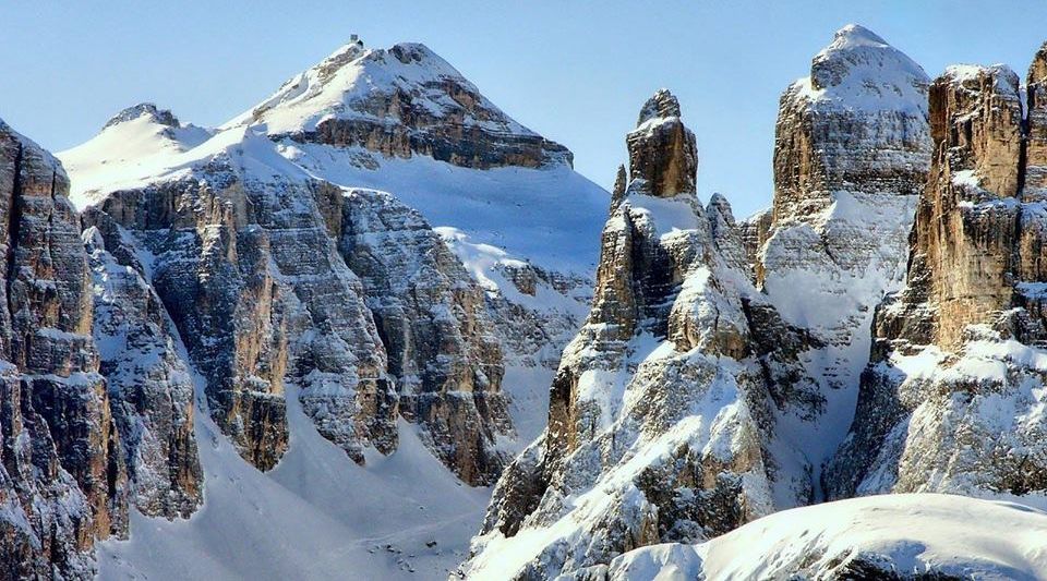 Piz Boe in winter