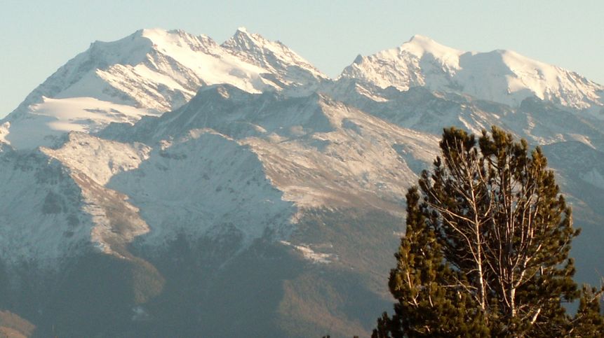 Fletschhorn, Lagginhorn and Weissmies