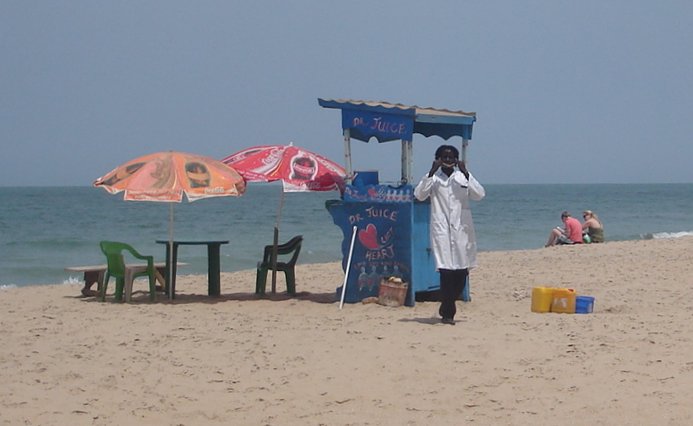 Juice Bar on Beach at Kololi