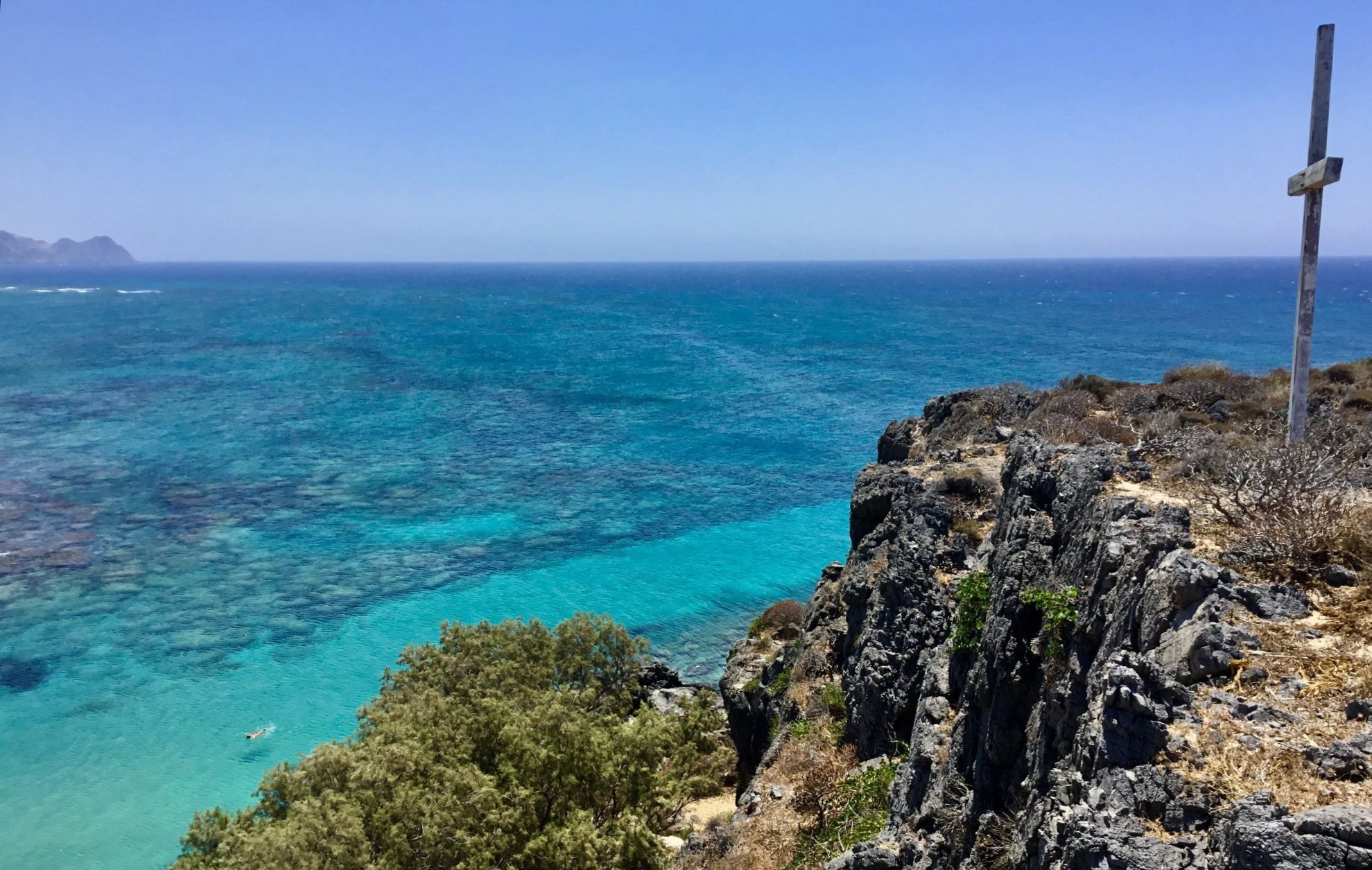 Elafonisi Beach at Chania on the Greek Island of Crete ( Kreta )