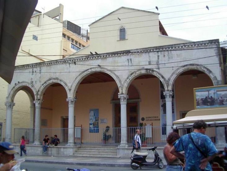 Saint Mark basilica in Iraklio on Greek Island of Crete