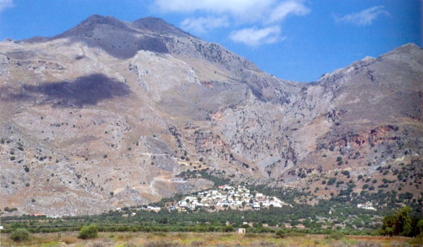 The White Mountains ( Lefka Ori ) on the Greek Island of Crete