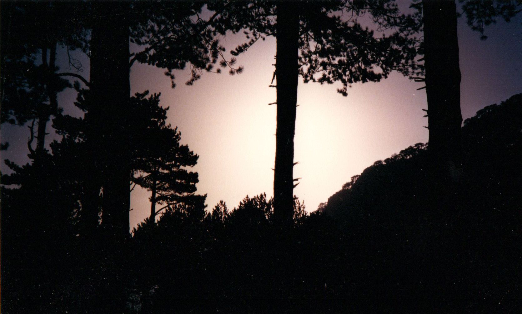 Sunrise on Taygettos Mountains