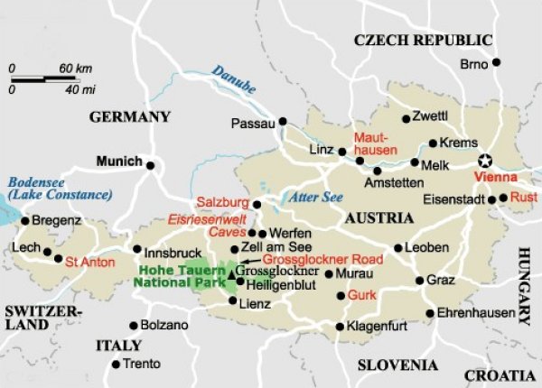 Austria Map