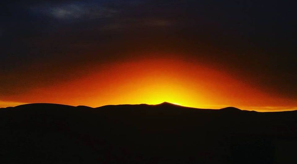 Desert Sunset in Morocco