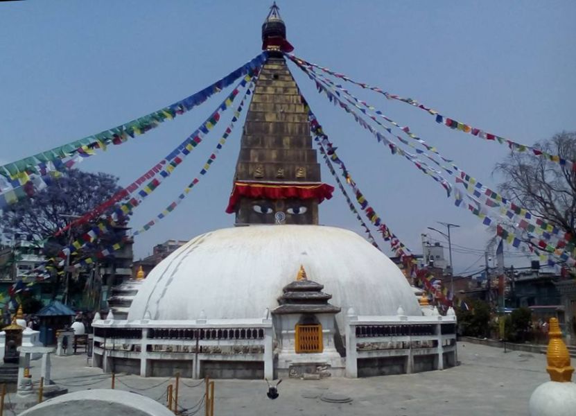 Stupa at Chabhil ( Chabahil ) in Kathmandu