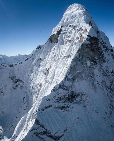 Ama Dablam above Imja Khosi Valley in the Khumbu Region of the Nepal Himalaya