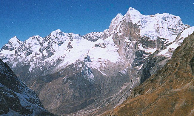 Kusum Kanguru on ascent from Hinku Valley to Dig Kare and Mera La