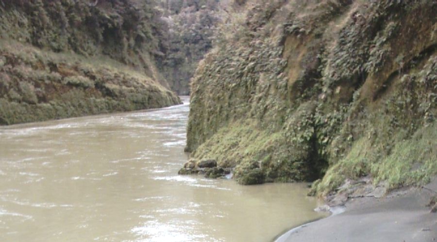 Whanganui River in North Island of New Zealand