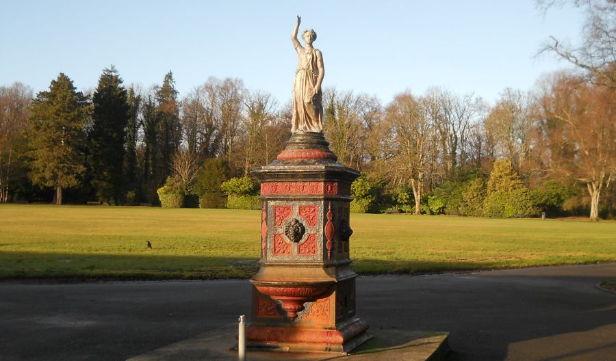 Statue in public park in Alexandria