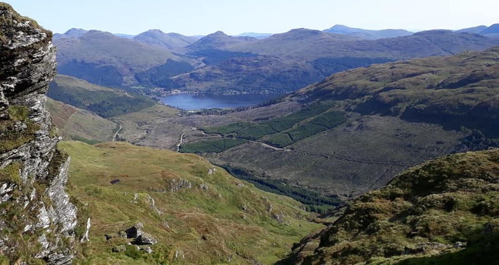 Loch Goil from summit of Beinn Bheula