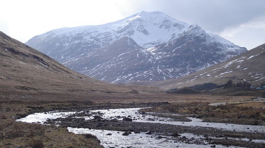 Ben Lui above River Cononish