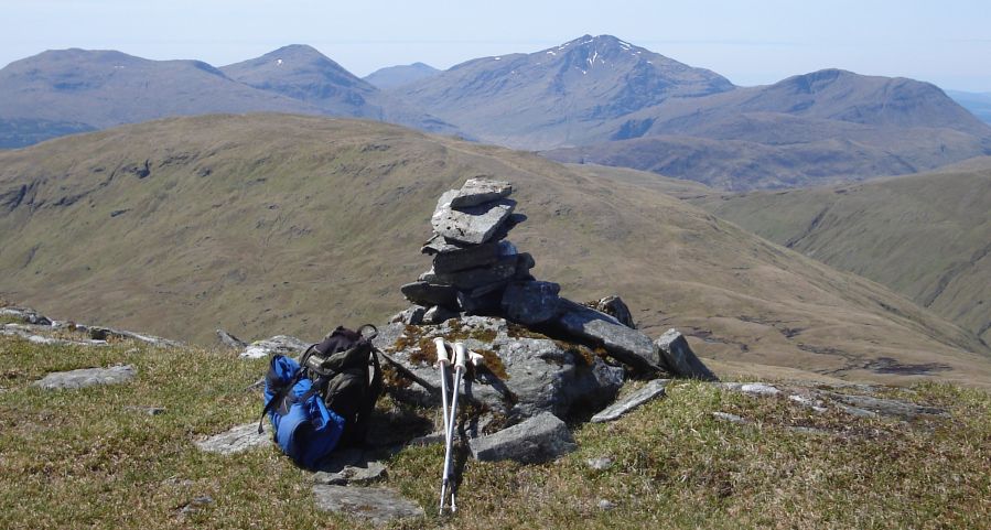 Ben Lui from Summit of Cam Chreag