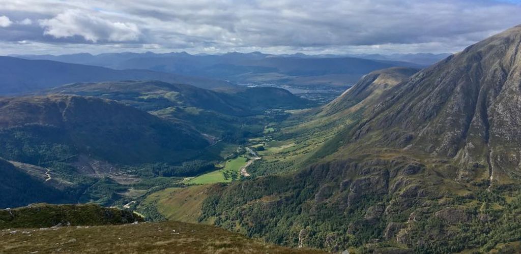 Glen Nevis from The Mamores