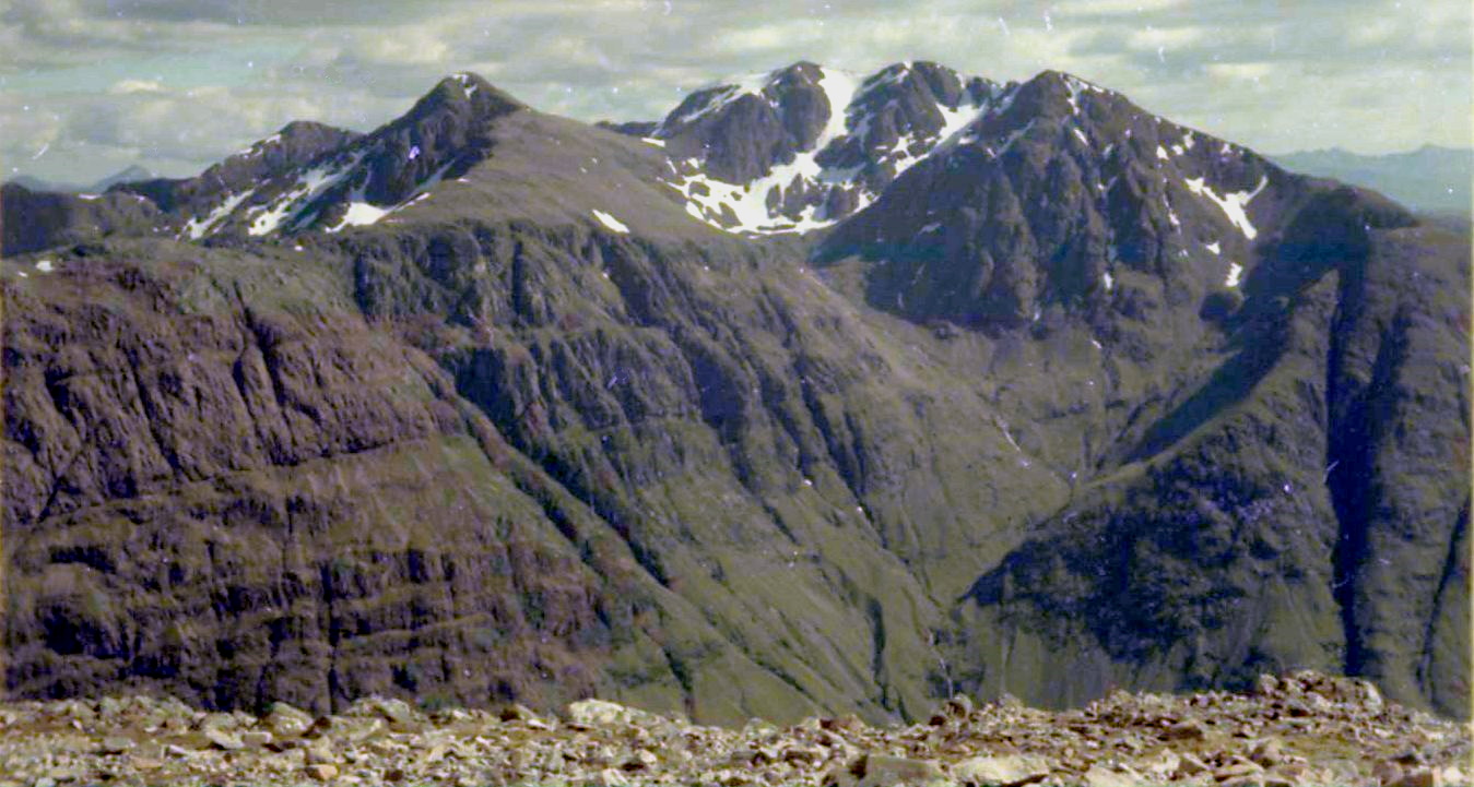 Bidean Nam Bian from Aenoch Eagach Ridge