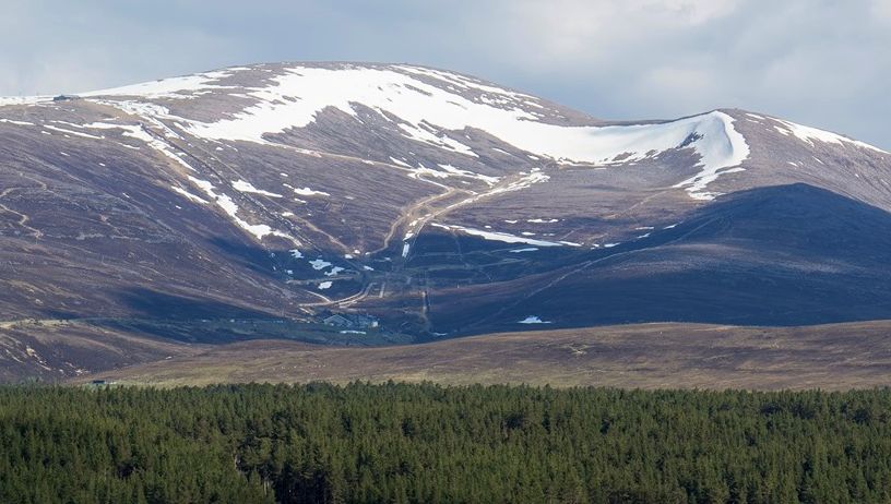 Ski slopes at Aviemore