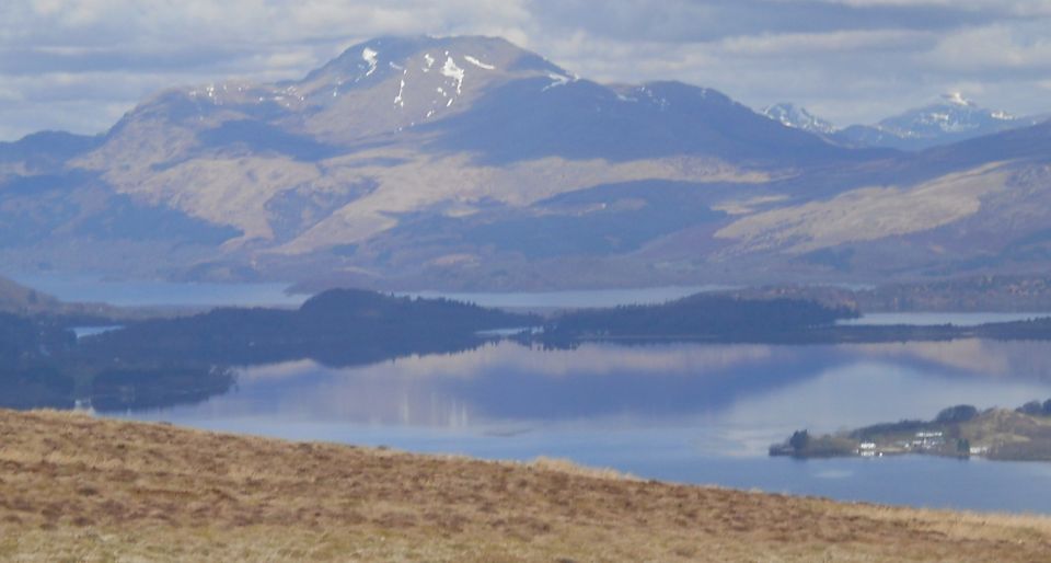 Ben Lomond and Loch Lomond from trig point on Bromley Muir