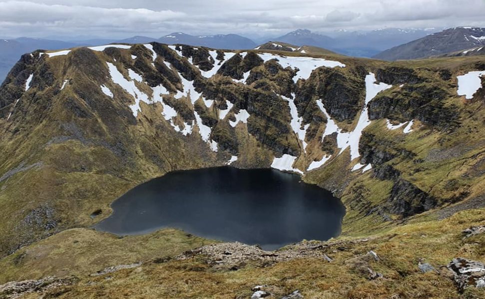 Creag Meagaidh above Lochan a Choire