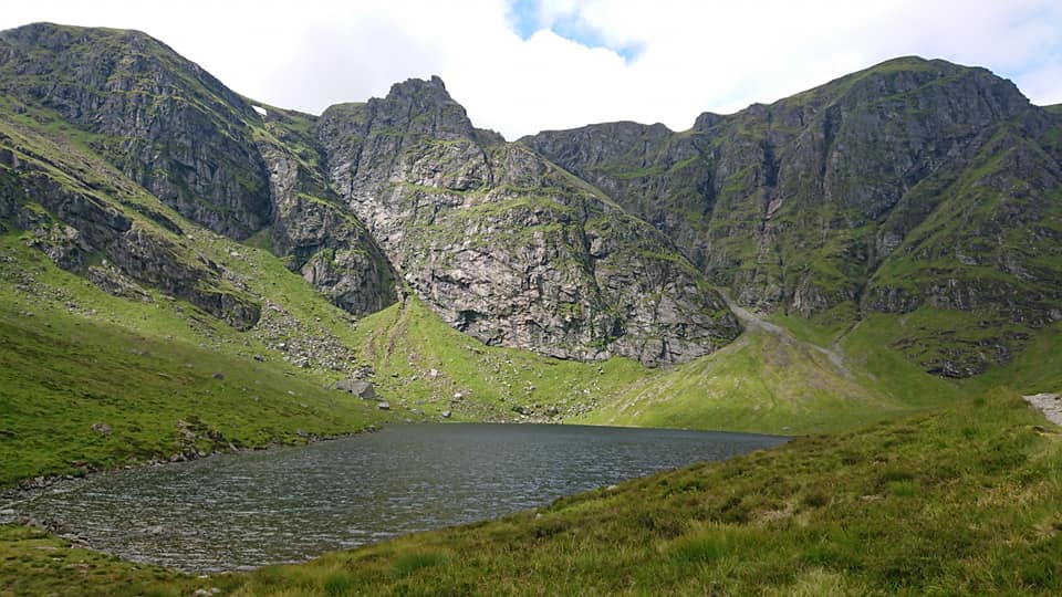 Creag Meagaidh above Lochan a Choire