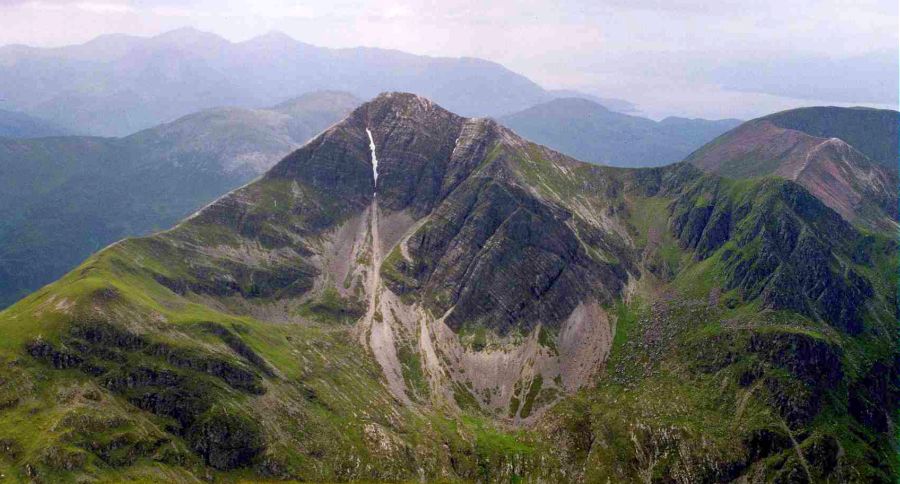 Stob Ban from Sgurr a' Mhaim in The Mamores