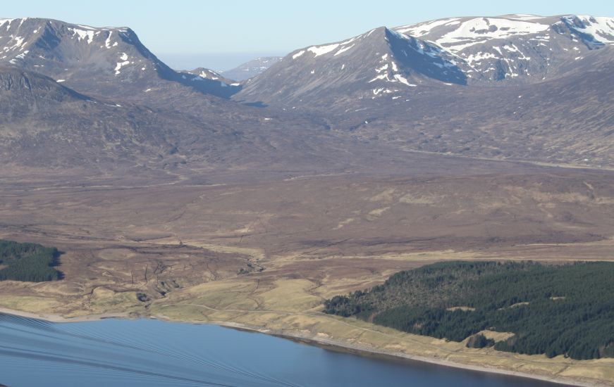 Carn Dearg above Loch Ericht