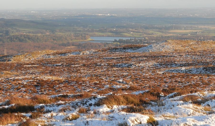 Milngavie Waterworks from the Kilpatrick Hills