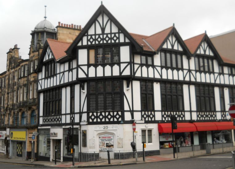 Building in the High Street of Falkirk