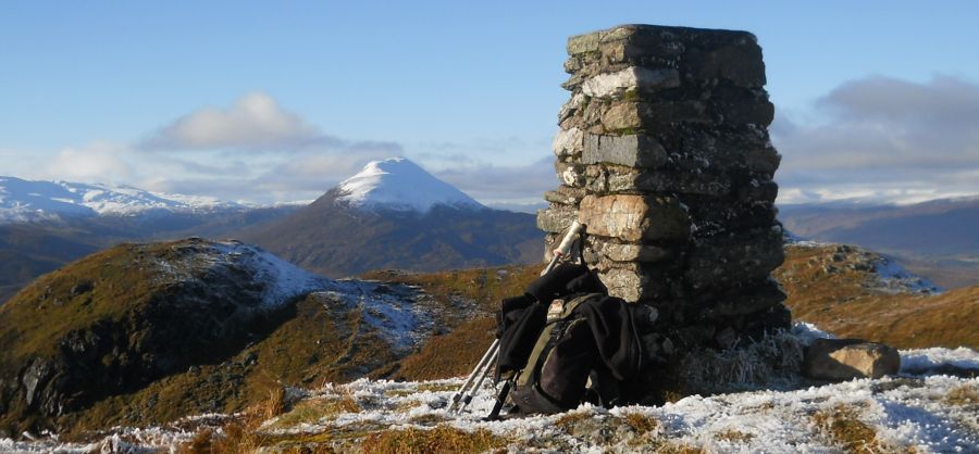 Schiehallion from summit of Meall Tairneachan