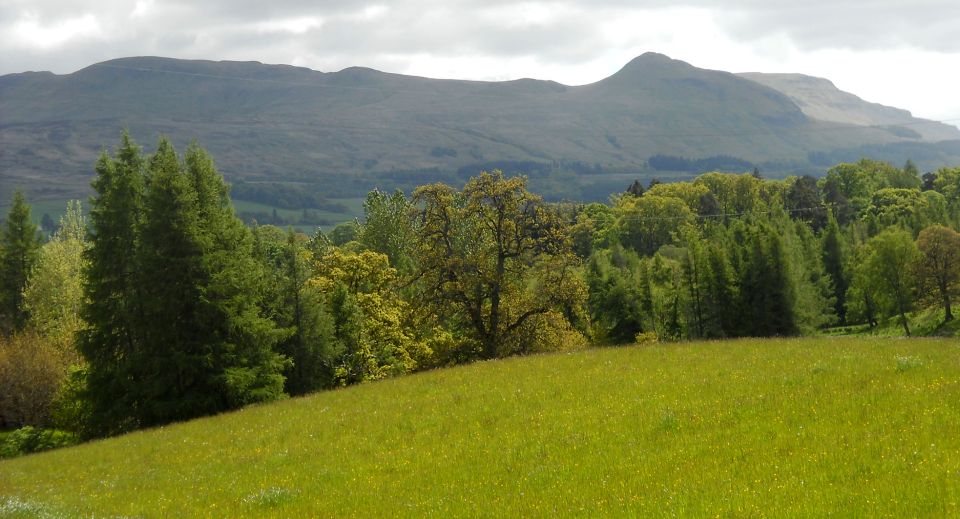 Campsie Fells beyond Finnich Glen