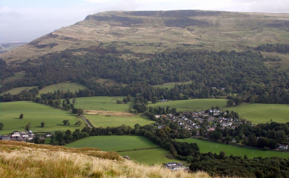 Stronend above Fintry from Dunmore Hill