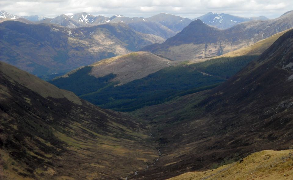 Glean nan Fhiadh and the Mamores and Sgorr a Choise