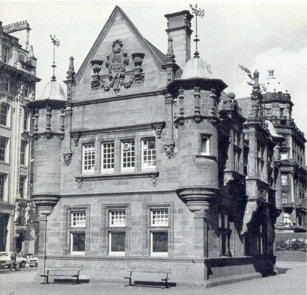 The Travel Centre Building in St.Enoch Square at foot of Buchanan Street in Glasgow city centre