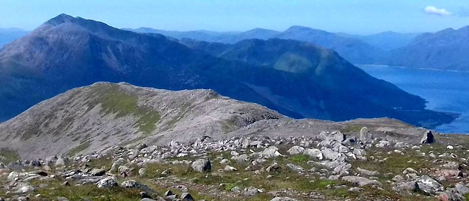 Beinn a Bheithir from Aonach Eagach Ridge