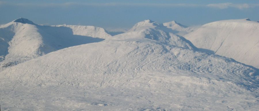 Bidean Nam Bian and Stob Coire Sgreamach in Glencoe