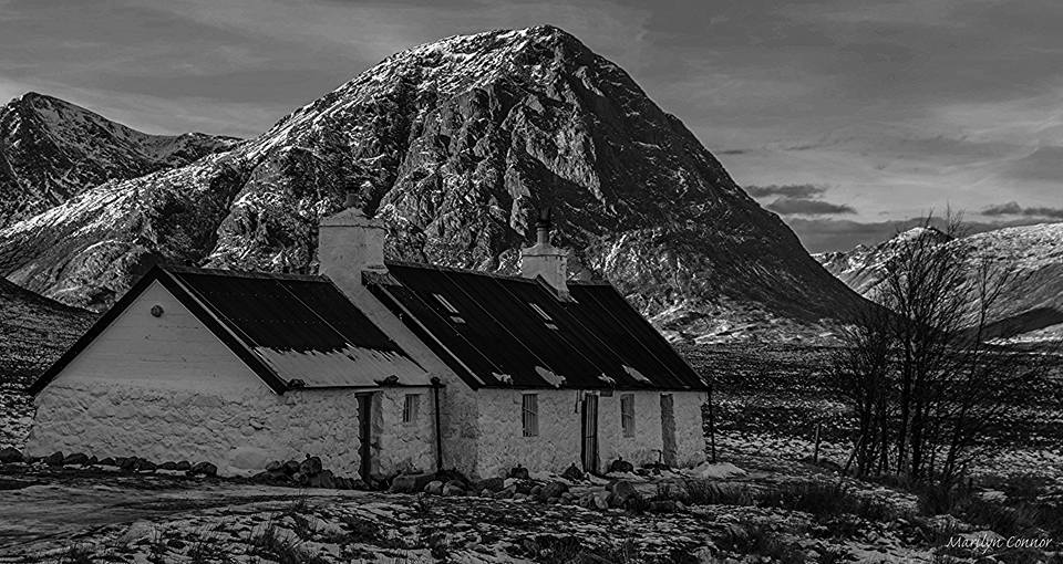 Black Rock Cottage and Buchaille Etive Mor in Glencoe