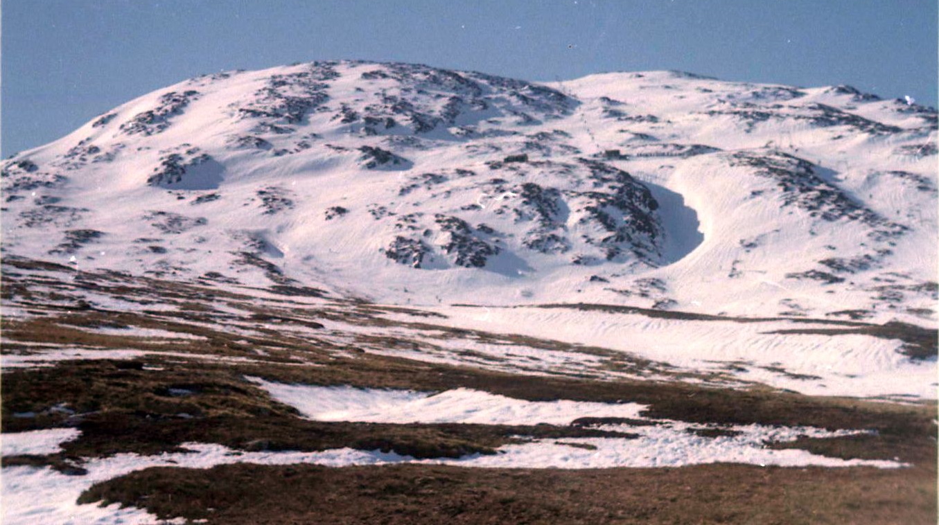 Ski Slopes on Meall a Bhuiridh in Glencoe