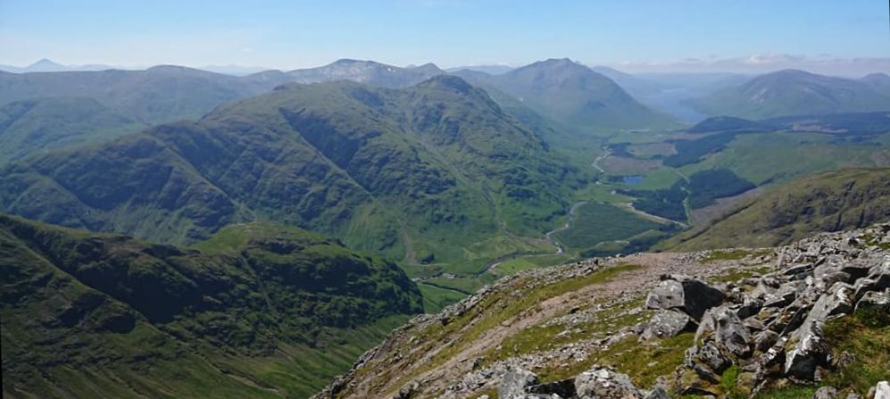 Glen Etive from Buachaille Etive Beag