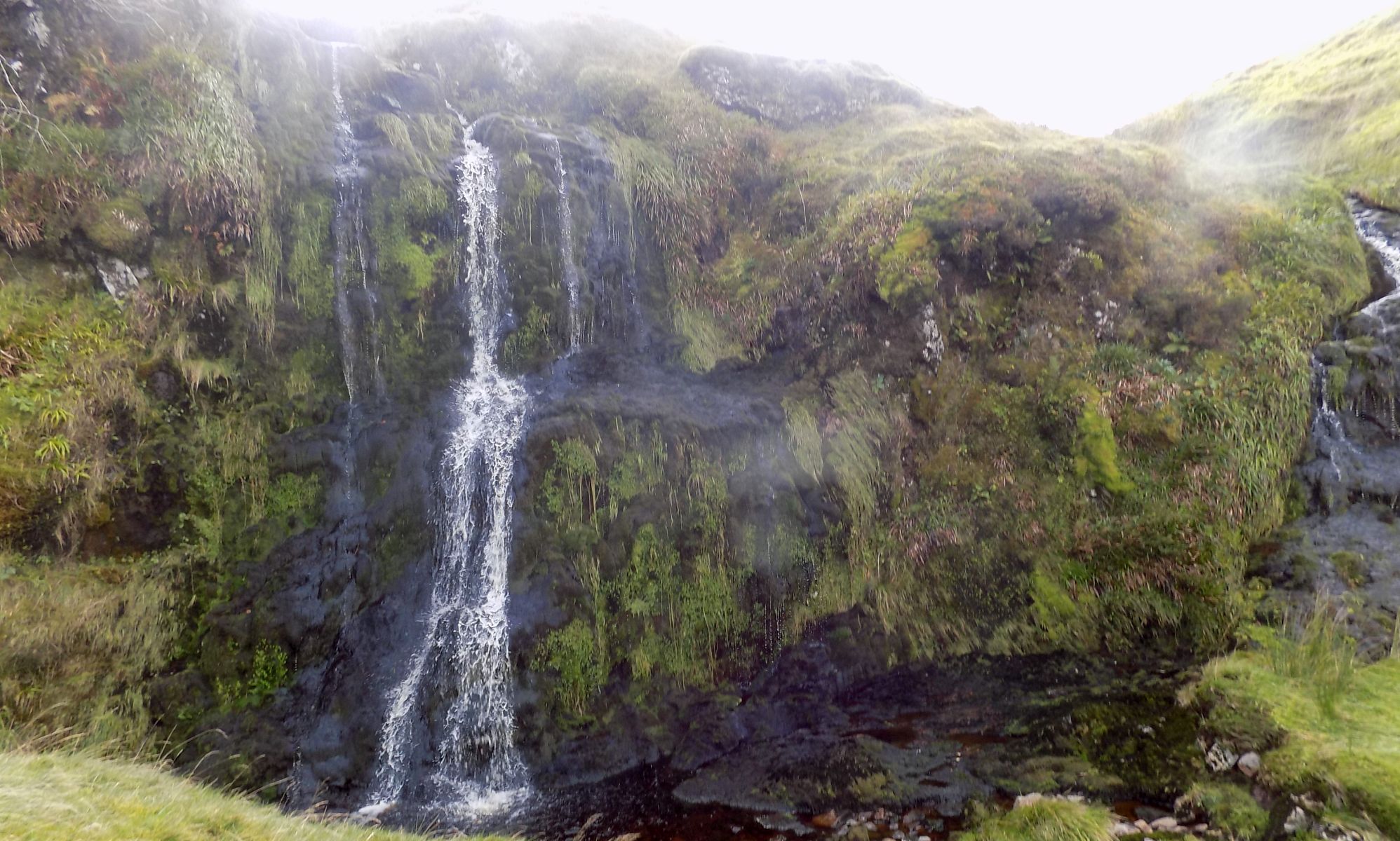 Waterfall in the Hole of Kailrine in the Campsie Fells